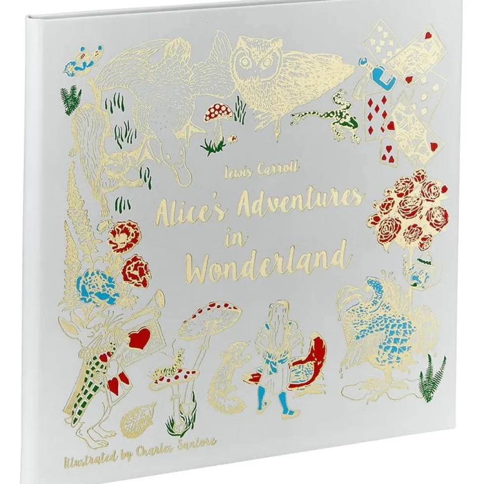 Alice's Adventures in Wonderland Book in Ice Bonded Leather