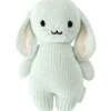 7" Baby Bunny (Mint) Hand-Knit Doll