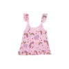 Barbie Star Power - Flutter Sleeve Ruffle Crop Top