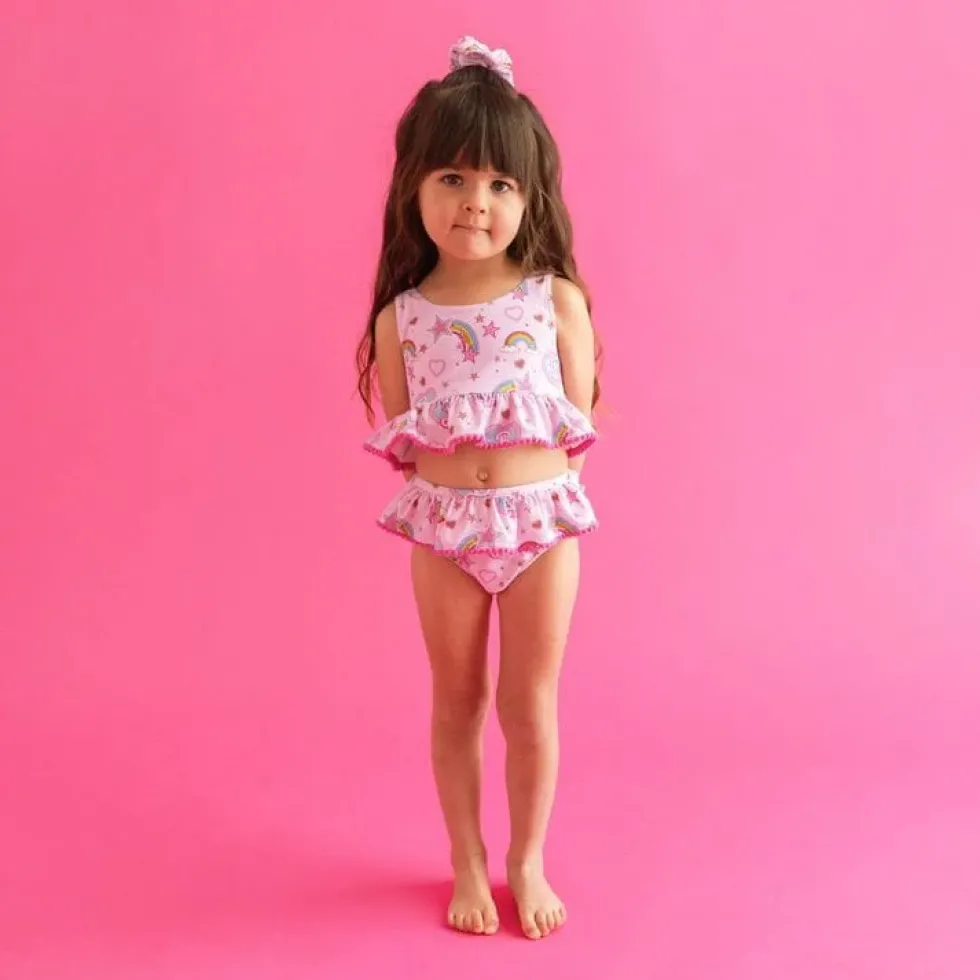 Barbie Star Power - Ruffled Two Piece Tankini Set