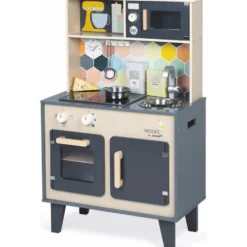 Big Wooden Mosaic Kitchen