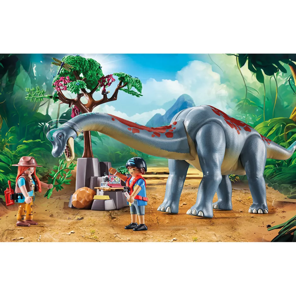 Brachiosaurus with Hovercraft Playset
