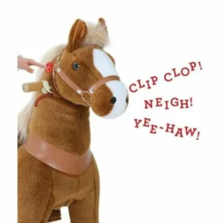 Brown Model U Ride-On Horse - 4-7 Years