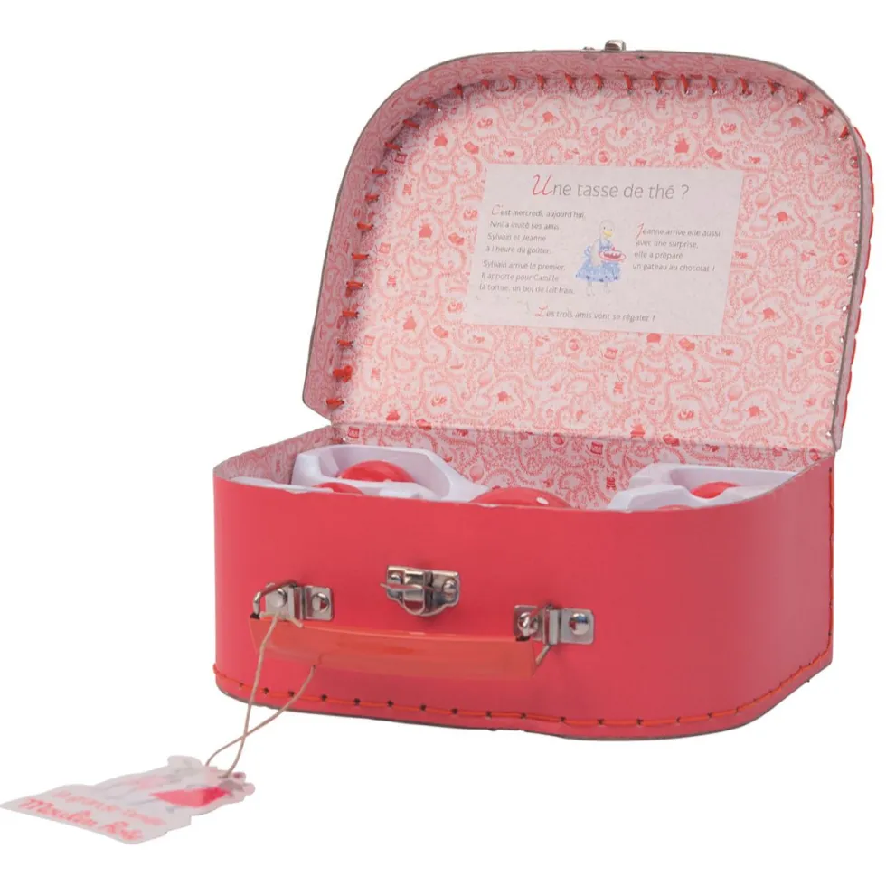 Cermaic Tea Party Set with Suitcase - The Big Family