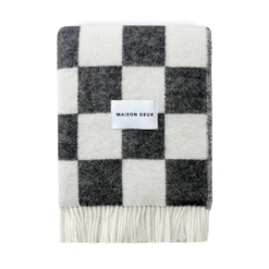 Checkerboard Blanket - Black/White