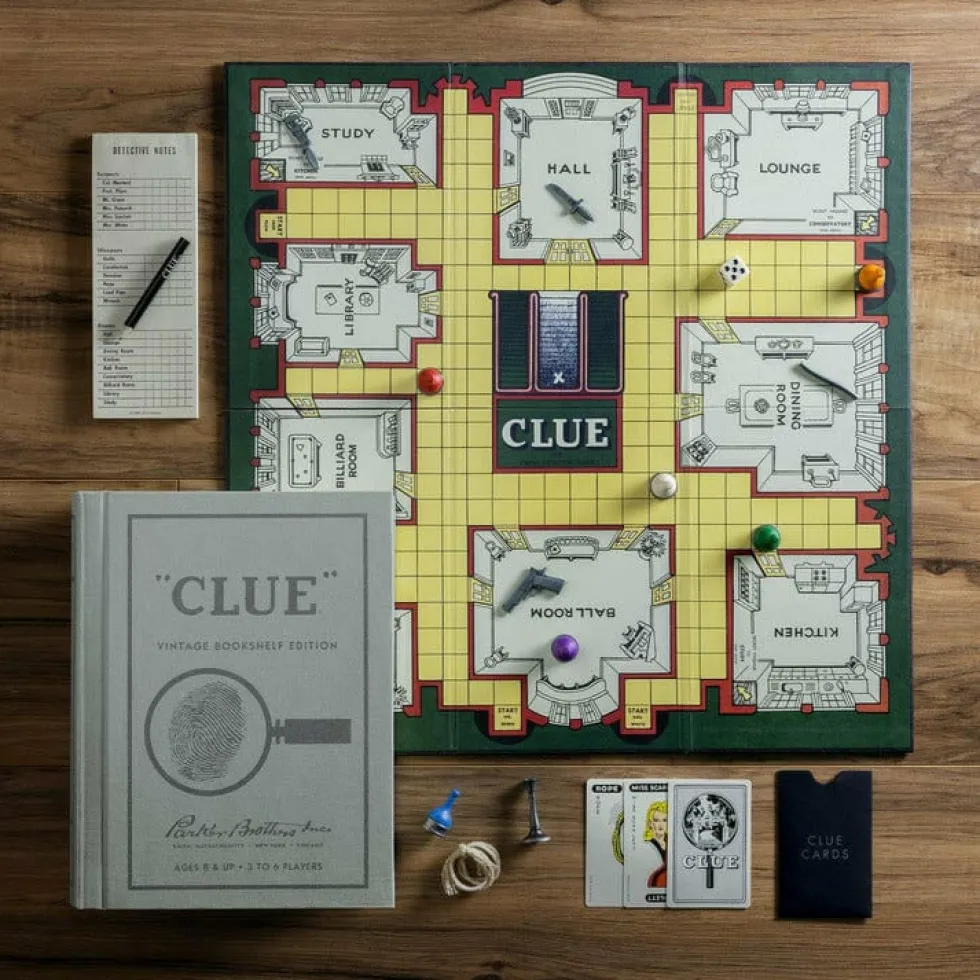 Clue Vintage Bookshelf Edition