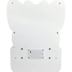 Colorful Butterfly-Shaped Tabletop Vanity with Illuminated Mirror