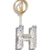 Confetti Initial Bag Charm - H