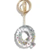 Confetti Initial Bag Charm - Q