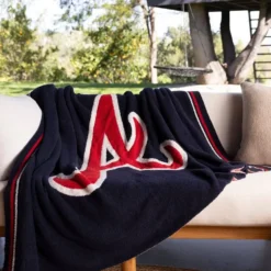 CozyChic Atlanta Braves Throw Blanket
