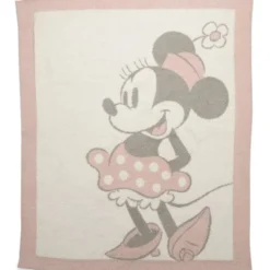 CozyChic Vintage Disney Minnie Mouse Baby Blanket