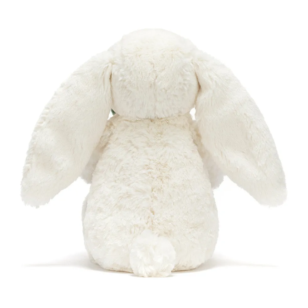 Cream Bunny with Plant