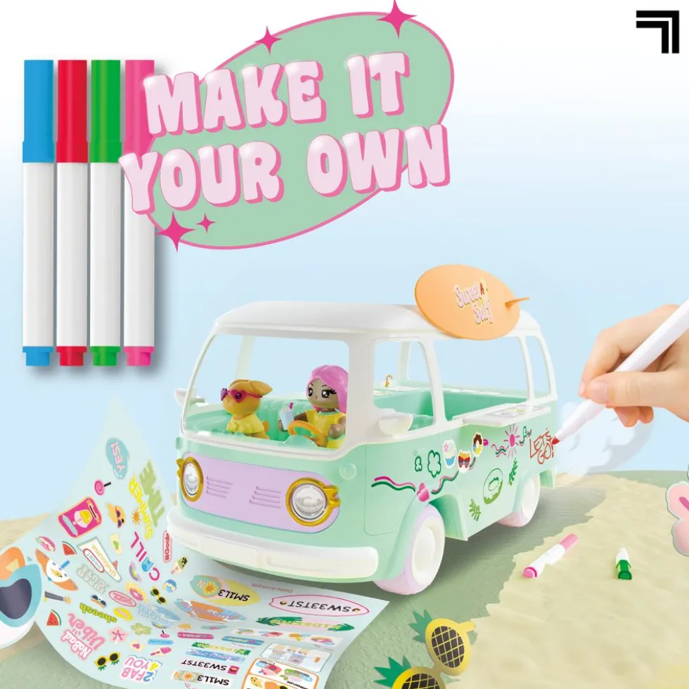 Doodle Sweets Shop Customizable RC Van