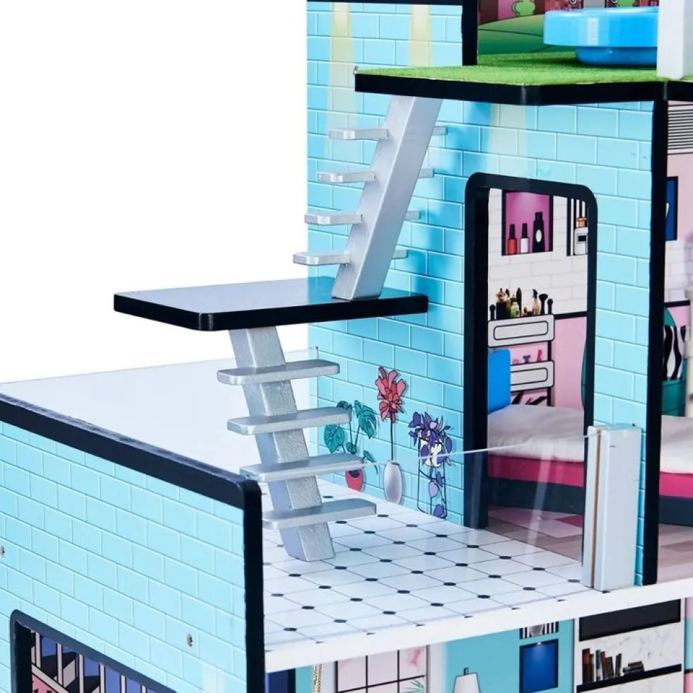 Dreamland Barcelona Dollhouse - Turquoise/Black