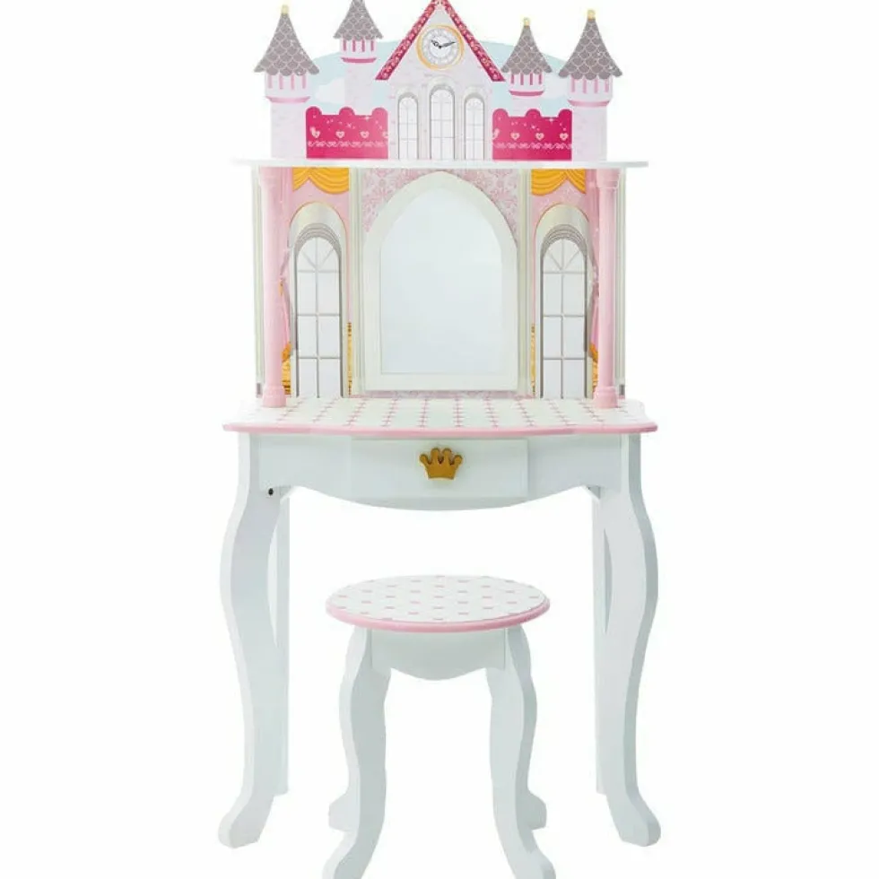 Dreamland Castle Play Vanity Set - White / Pink