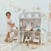 Dreamland Farm House Dollhouse - White / Grey