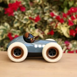 Egg Roadster Scrambler Car Toy - Grey/Blue