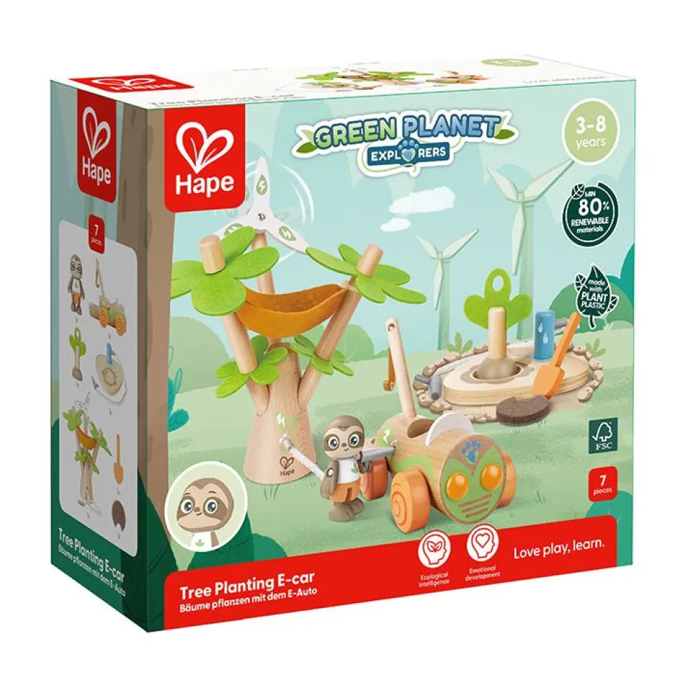 Electric Wind Turbine Car Toy