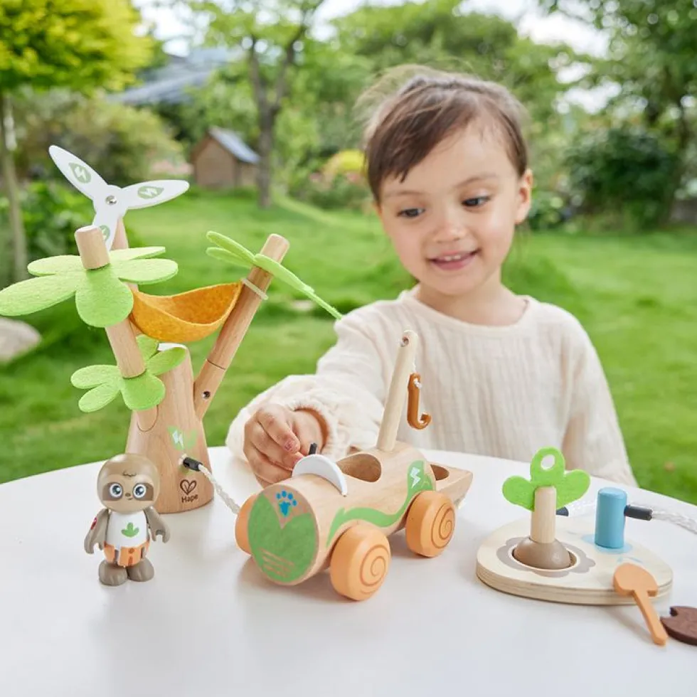 Electric Wind Turbine Car Toy