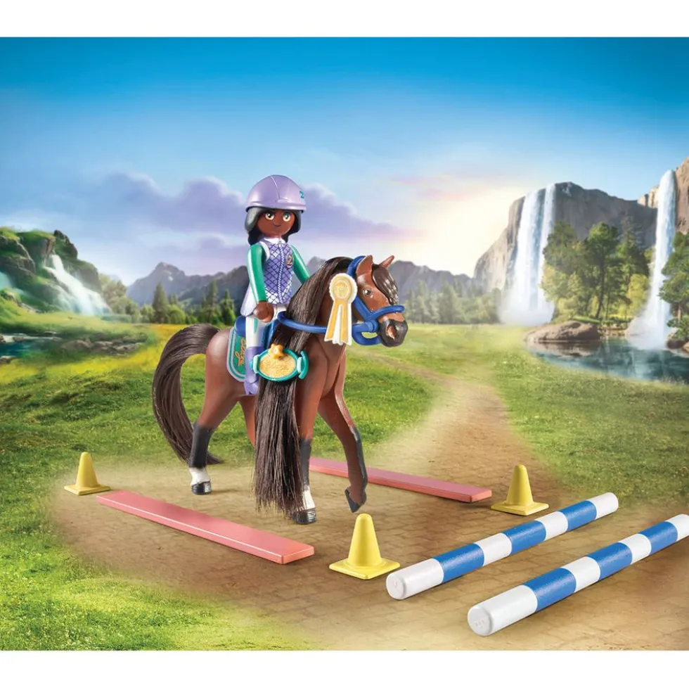 Equestrian Jumping Arena with Zoe and Blaze Playset