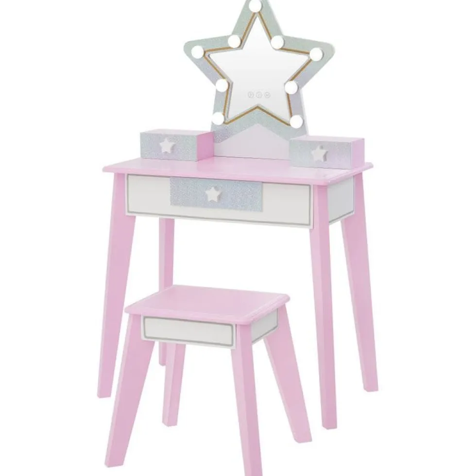 Fantasy Fields Little Princess Star Vanity with LED Mirror