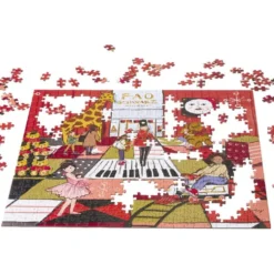 FAO Schwarz Twinkling Toyland 500 Piece Puzzle