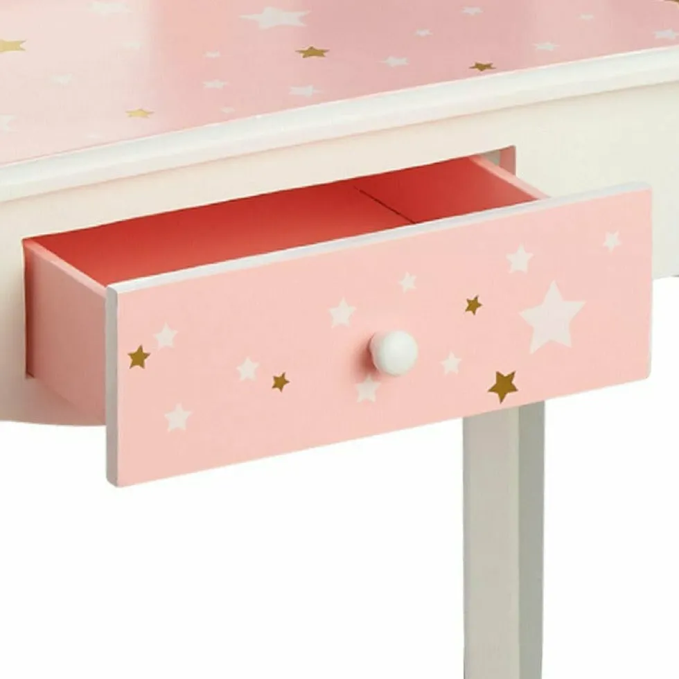 Fashion Twinkle Star Gisele Vanity Set - Pink/White