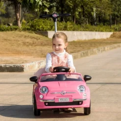 Fiat Push Car - Pink