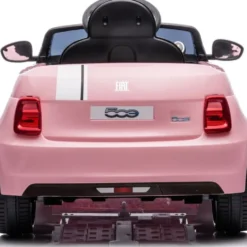 Fiat 500 12V Ride On Car - Pink