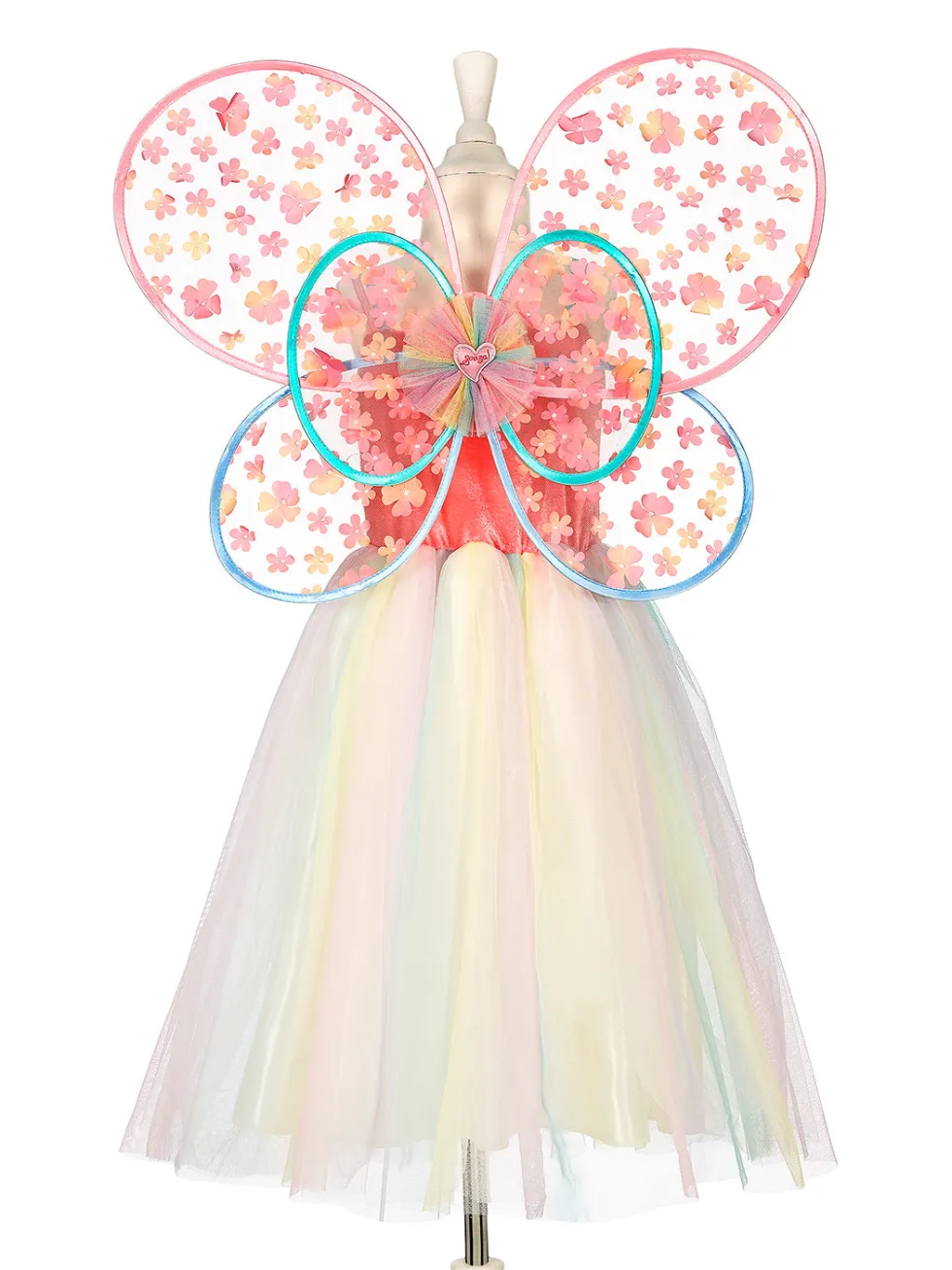 Flora Dress & Wings Set (Green) - 3-4 Years
