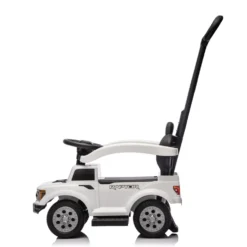 Ford Raptor 3-in-1 Push Ride On Toy Car - White