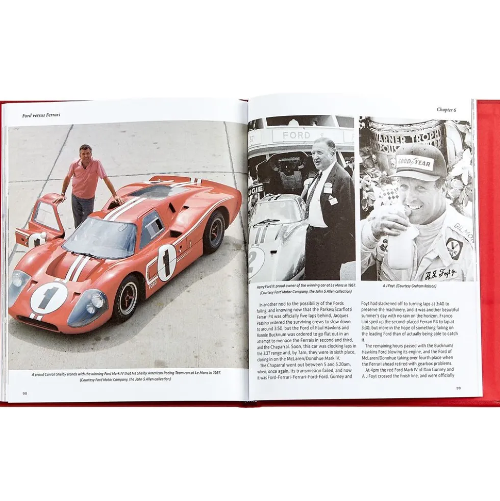 Ford VS. Ferrari Book Leather Edition