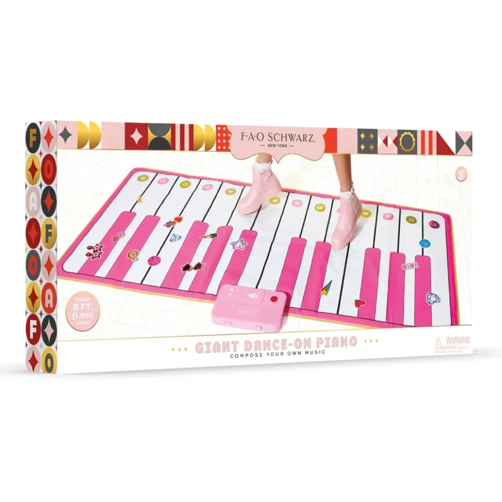 Giant Dance-On Piano Pink - Compose Your Own Music