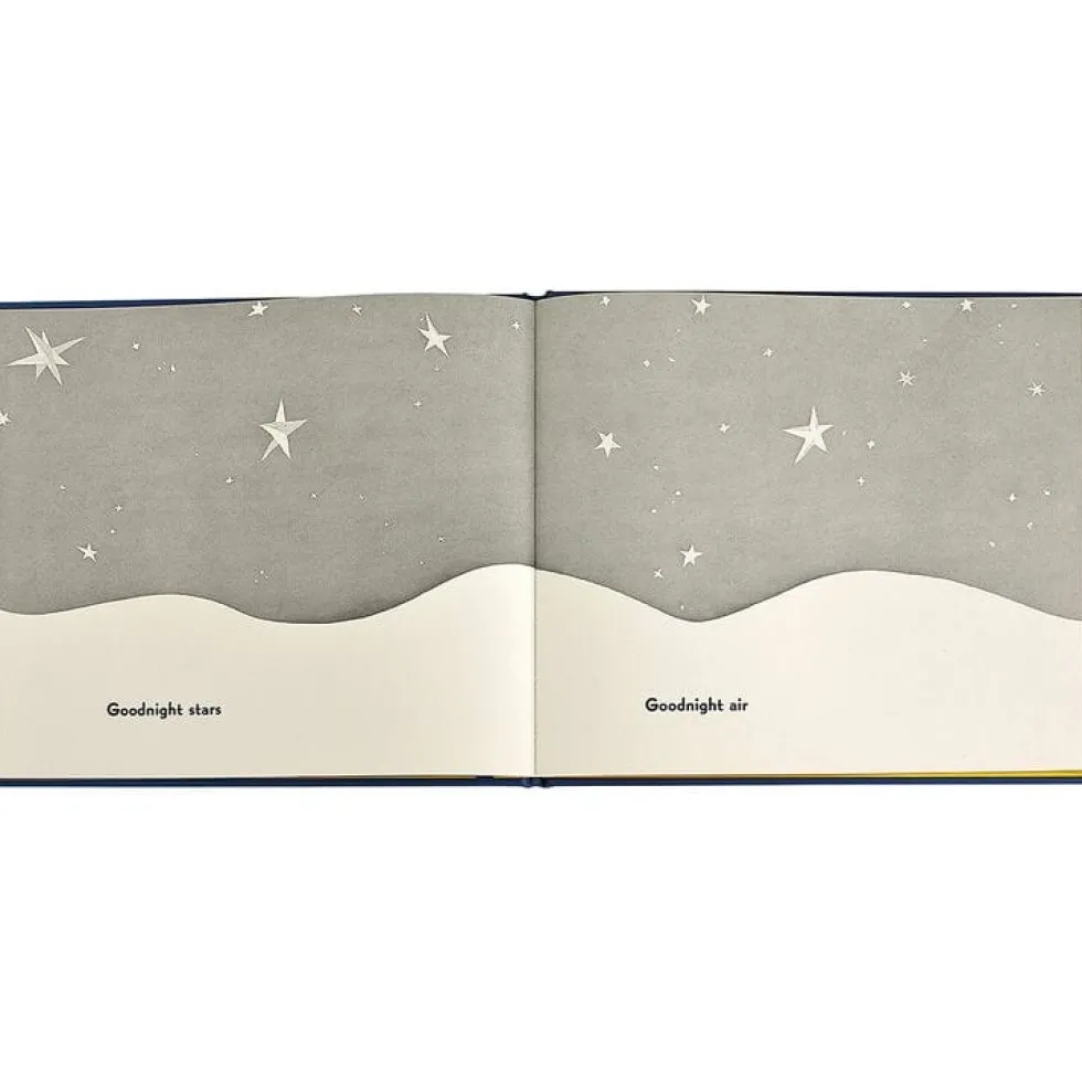 Goodnight Moon Book in Blue Bonded Leather