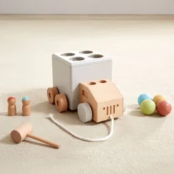 Hammer Time Wood Pull Toy