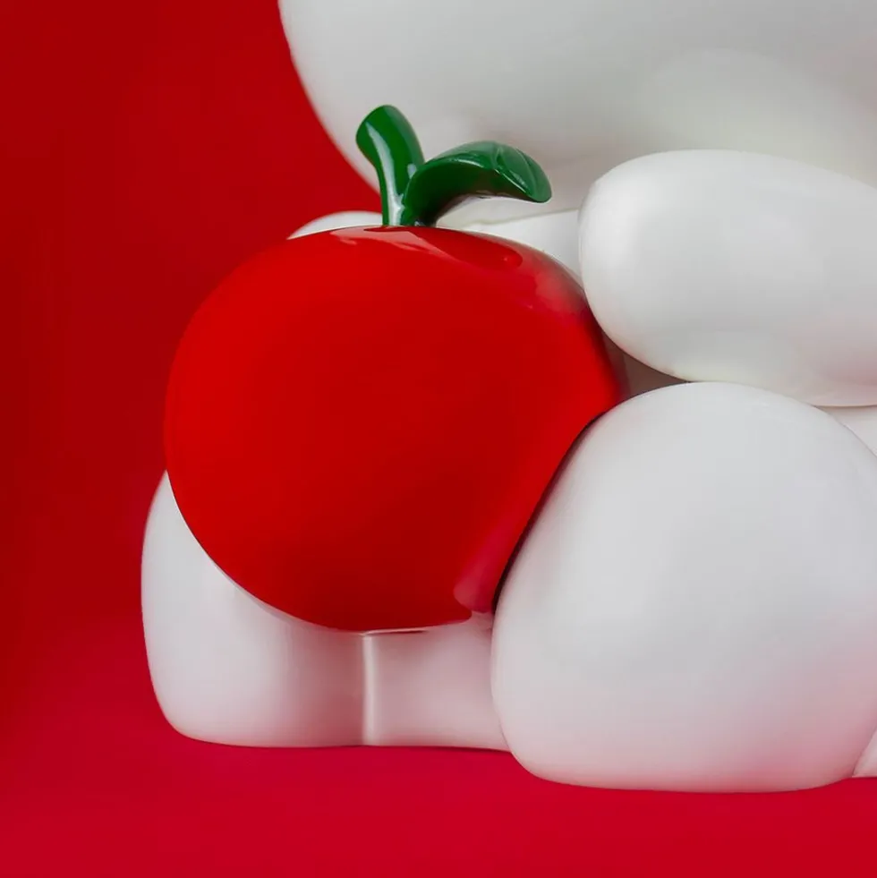 Hello Kitty Figure with Red Apple - 10.2"