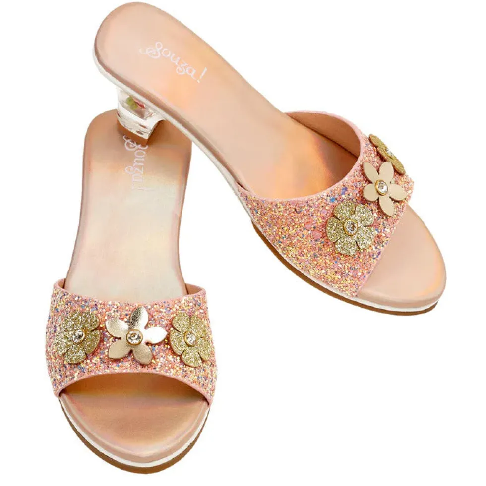 High-Heel Clarisse Slipper (Gold Peach) - Size 10-11