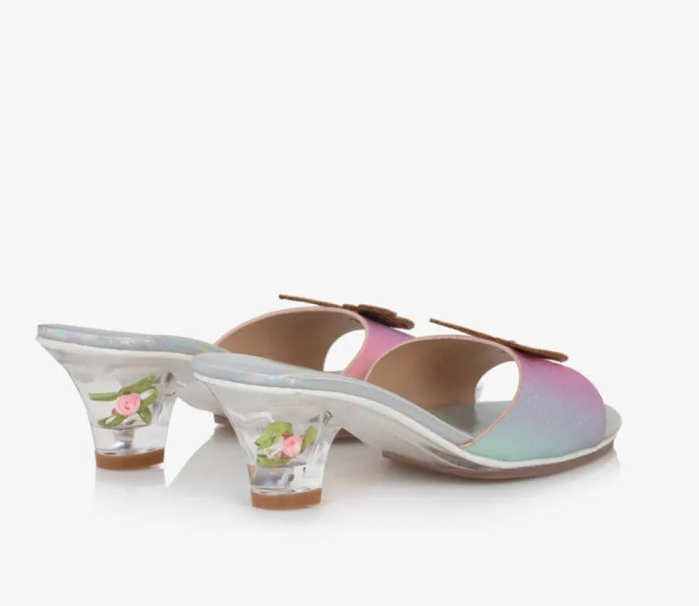 High-Heel Ophelie Slipper (Rainbow Butterfly) - Size 10-11