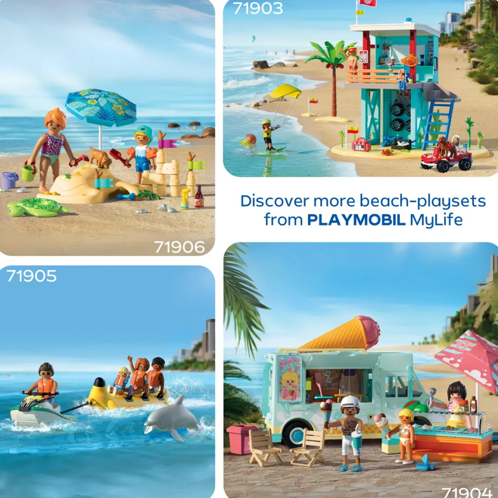 Ice Cream Truck with Surf Shop Playset