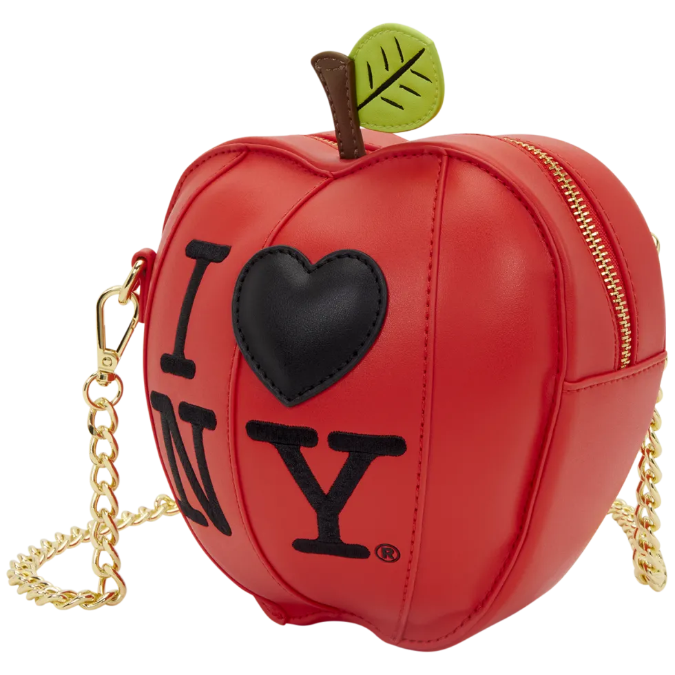 I Heart NY Apple Crossbody Purse