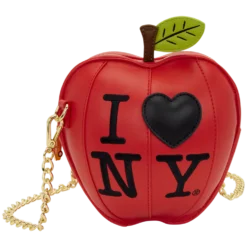 I Heart NY Apple Crossbody Purse