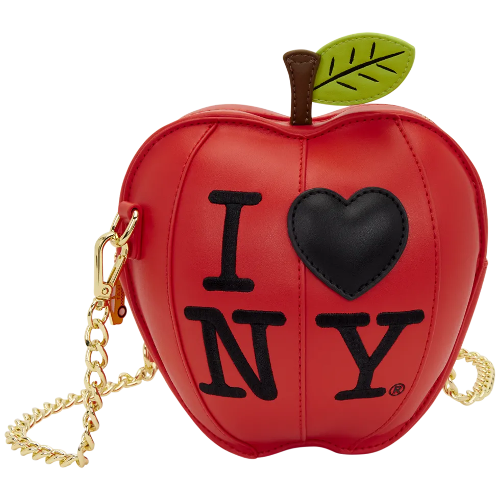 I Heart NY Apple Crossbody Purse