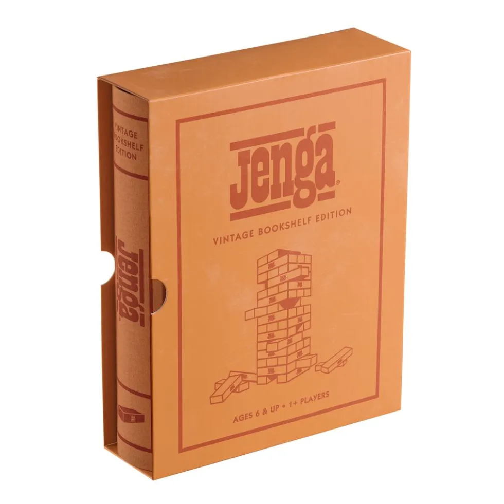 Jenga Vintage Bookshelf Edition