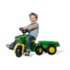 John Deere 3-Wheel Pedal Tractor with Trailer