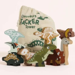 Jurassic Stacking Dinosaurs & Bag