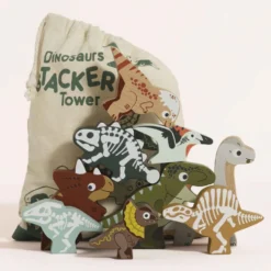 Jurassic Stacking Dinosaurs & Bag