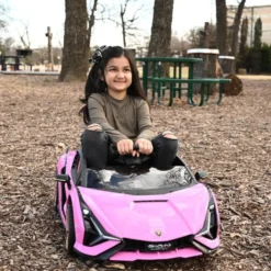 Lamborghini Sian 12V Ride On Car - Pink