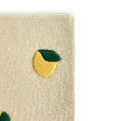 Lemons Rug - Cream & Yellow
