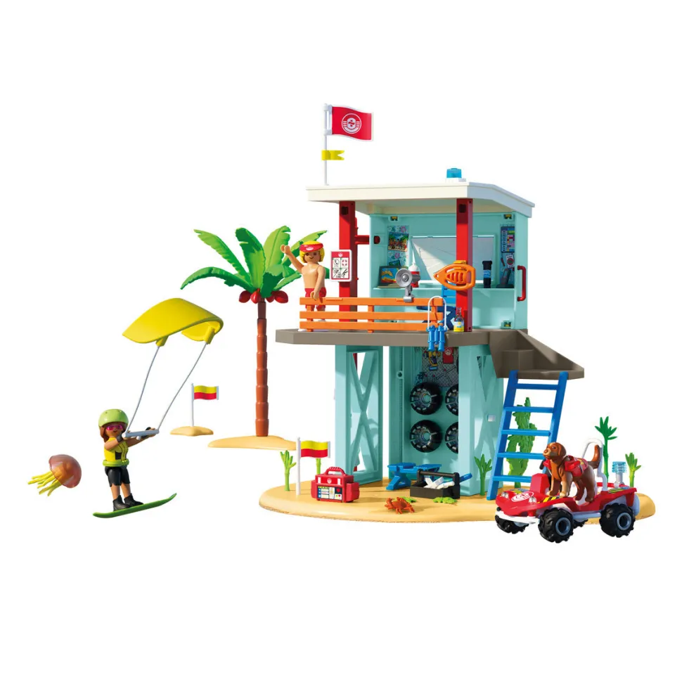 Lifeguard Tower with Beach Buggy Playset