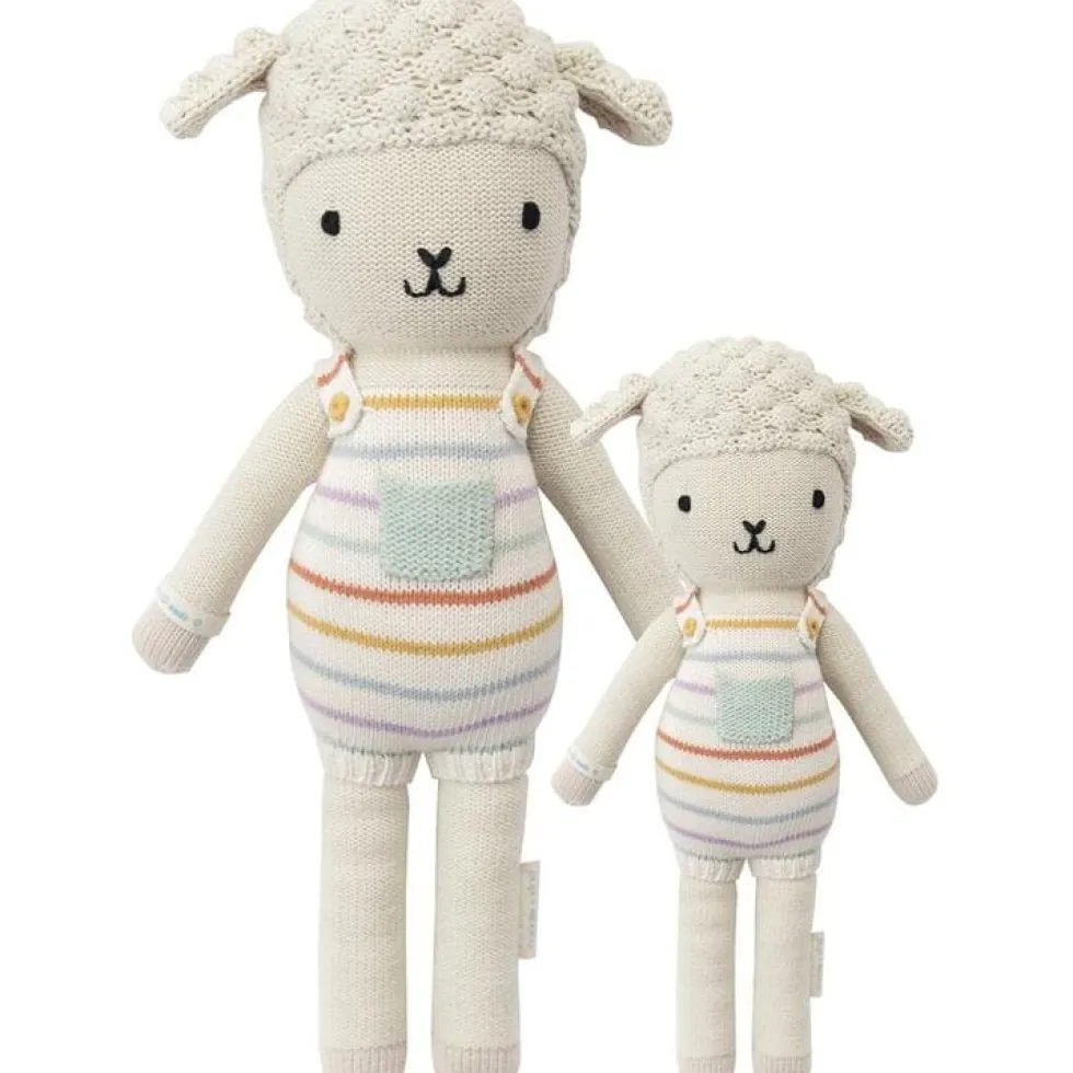 Little 13" Avery the Lamb Hand-Knit Doll